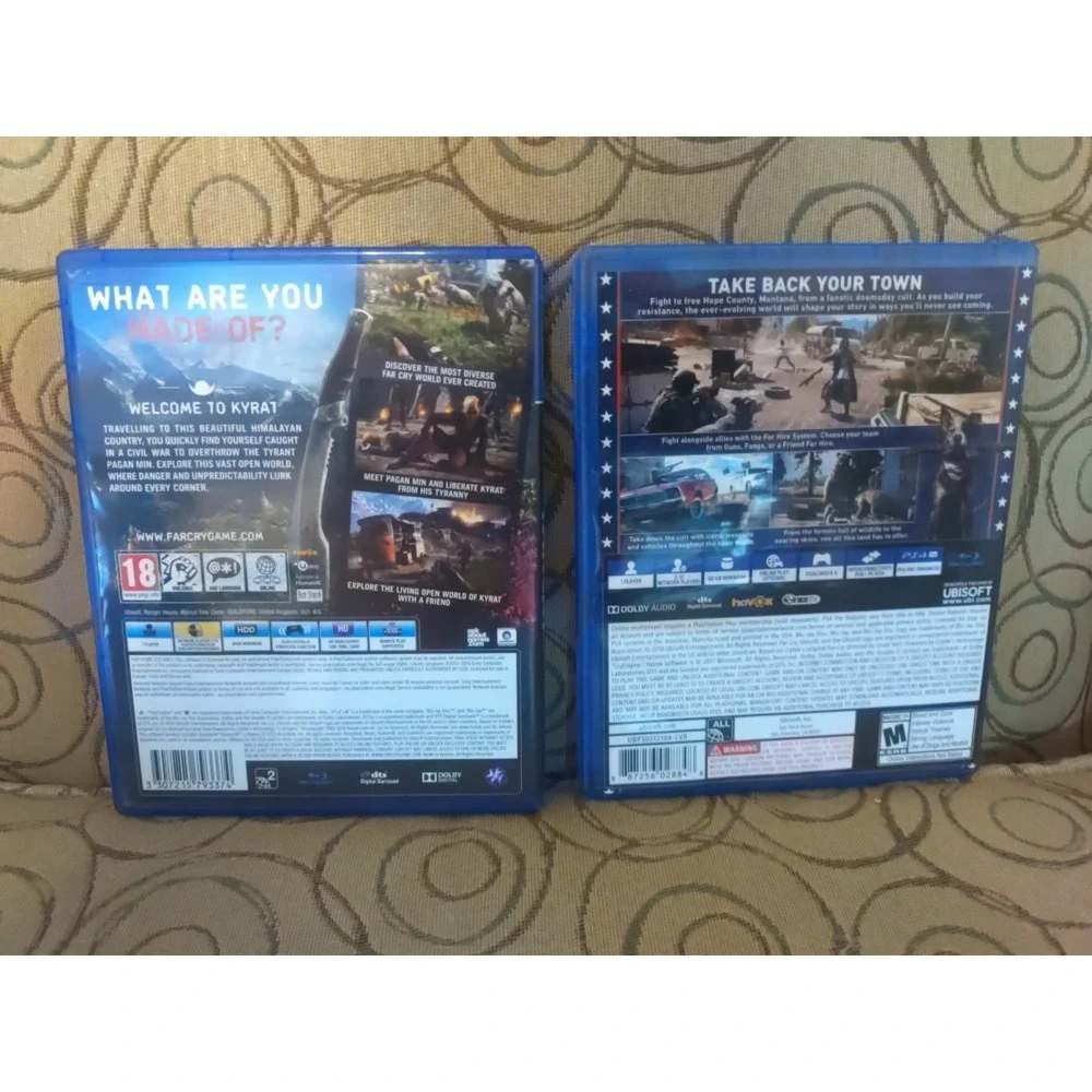 Far cry 4, Far Cry 5  Playstation 4 Ubisoft Game Bundle